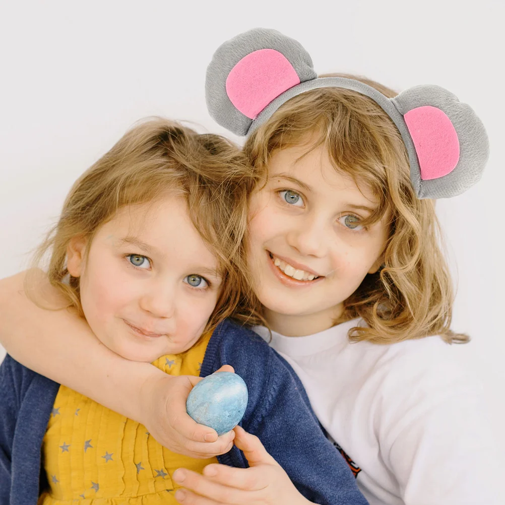 Cartoon Mouse Headband Bunny Decor Animal Outfit Rat Costumes Ears for Kids Headbands Girl 6
