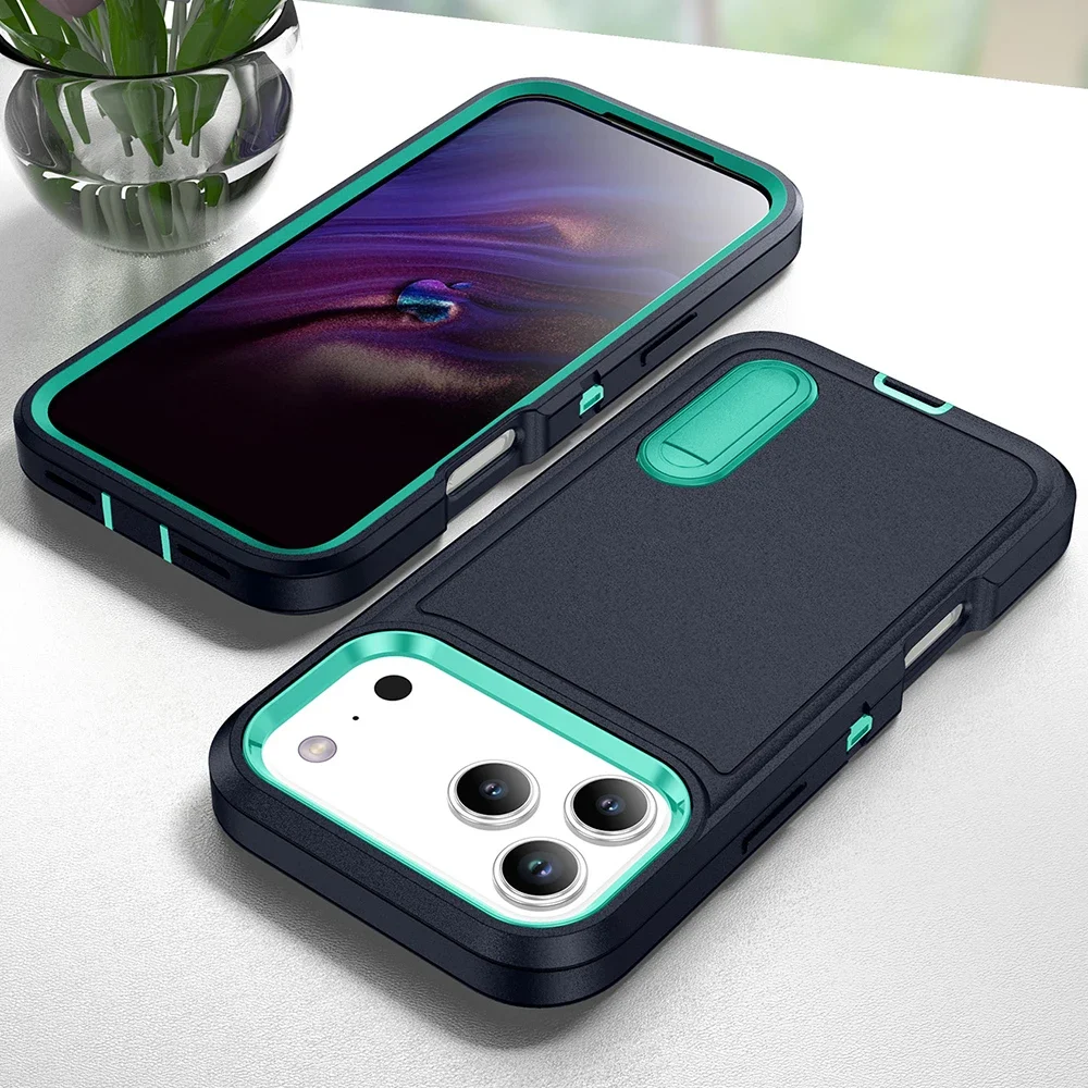 iPhone Rugged Shockproof Case with Kickstand 2