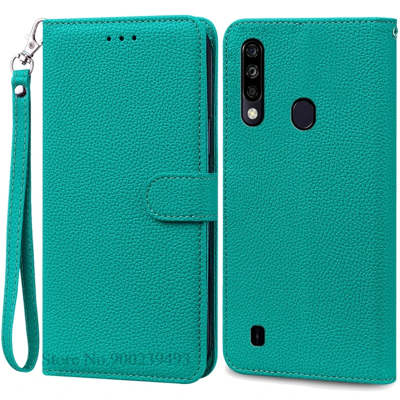 Sleek Silicone Wallet Leather Flip Case with Soft TPU Back Cover