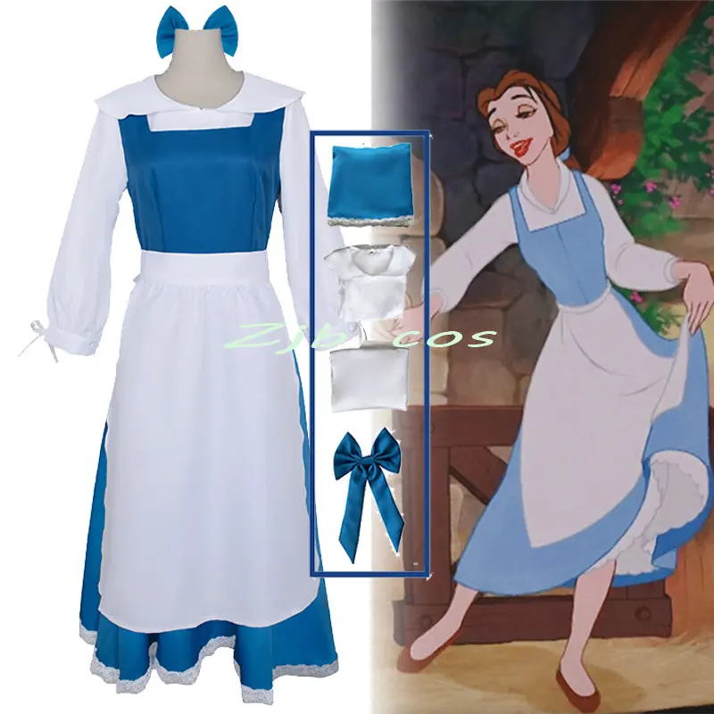 Anime Beauty and Beast Cosplay Belle Cosplay Costumes for Women
