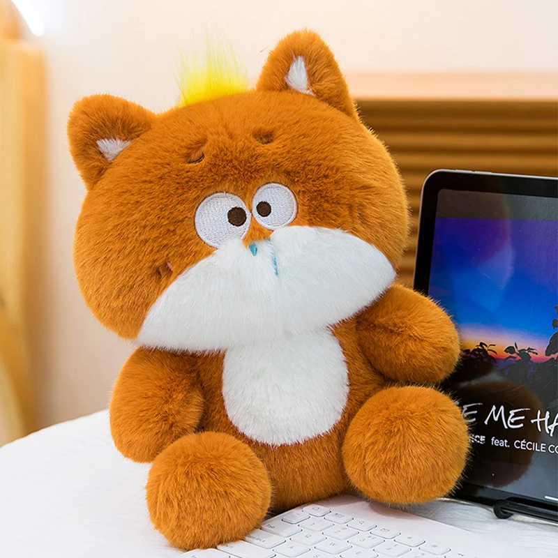 Hot Novelty Fluffy Panda Plush Toy Collection Appease Turtle Plush Doll Soft Cartoon Cat Mimi Plush Doll Kids Birthday Christmas