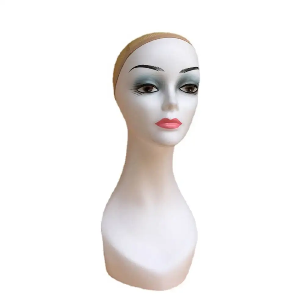 Bald Mannequin Head Portable Wigs Display Model for Glasses Wig