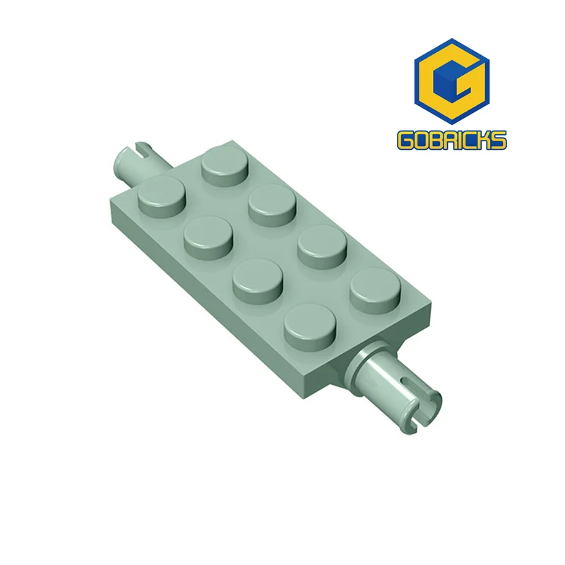 

Gobrick, 10 шт., детали MOC 30157, Модифицированная пластина 2x4 с контактами, совместимые с конструкторами, Детский конструктор, детская головоломка, игрушка в подарок