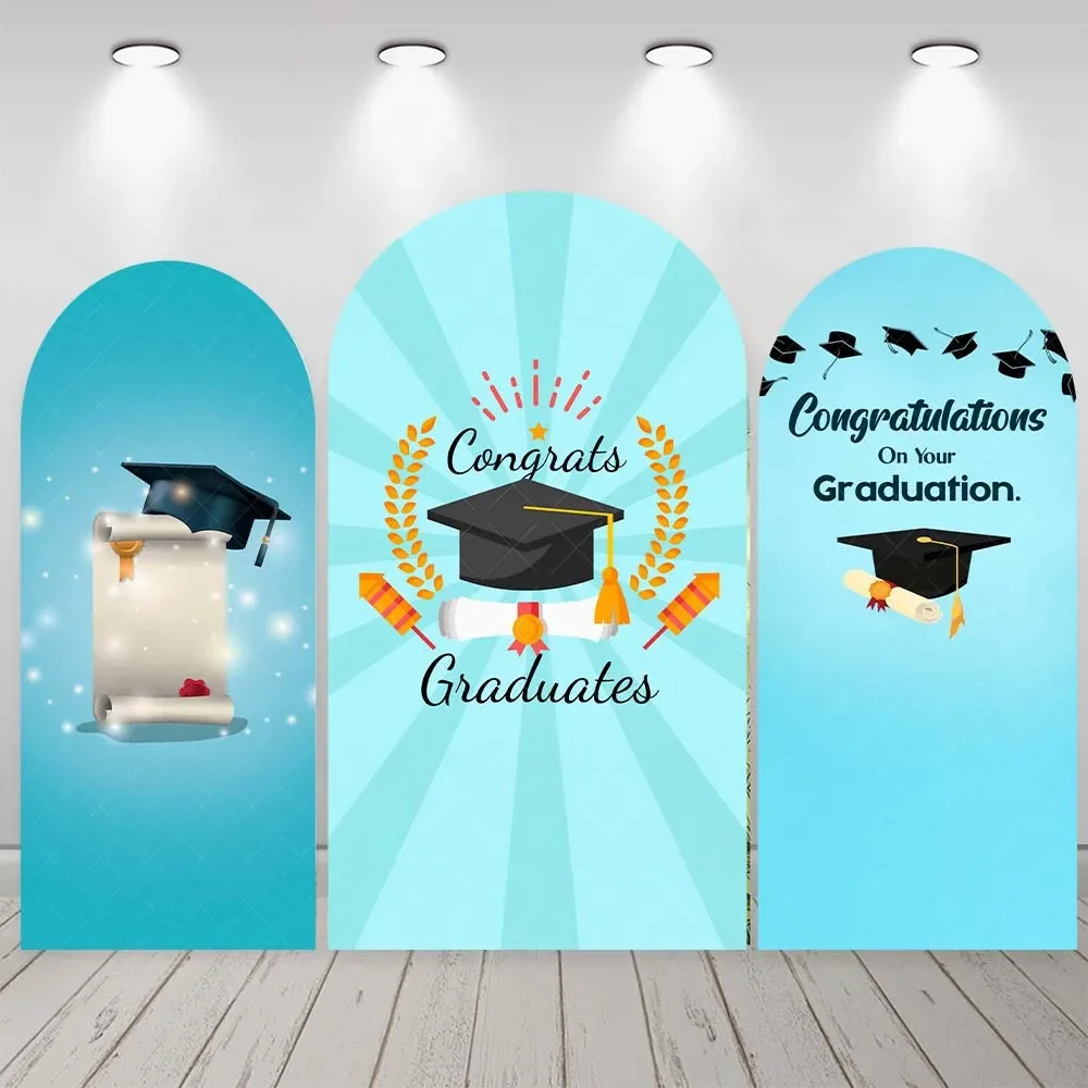VIKAMA Graduation Season-Themed Arched Background Cover Graduation ...
