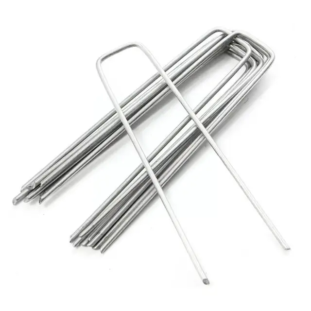 Őrölt Ruhával Körömgátló Fenekű Kendő Köröm U Alakú Pont Ferde Kertész Huzal Földi Fűnyálkahorganyzott Acél T7X1