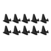 10pcs Black Acrylic Coin Display Stand Holders Small Easel Rack Card Commemorative Challenge Coin Capsule Holder Support 5