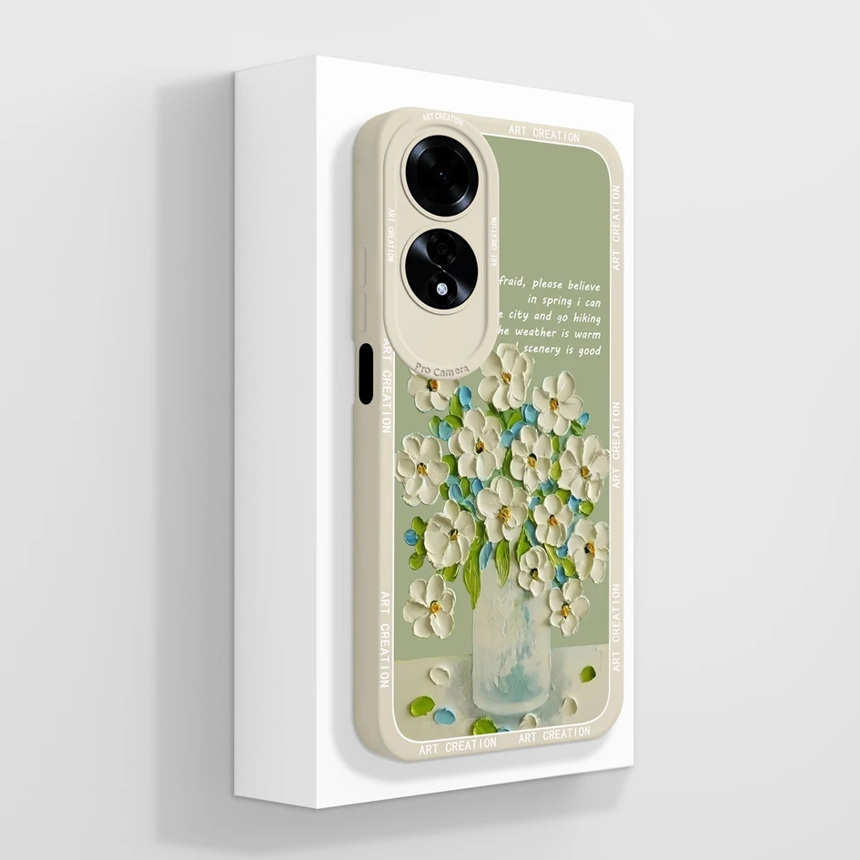 Fashionable Coloured Drawing Phone Case - Soft Silicone Anti-Drop Protective Shell