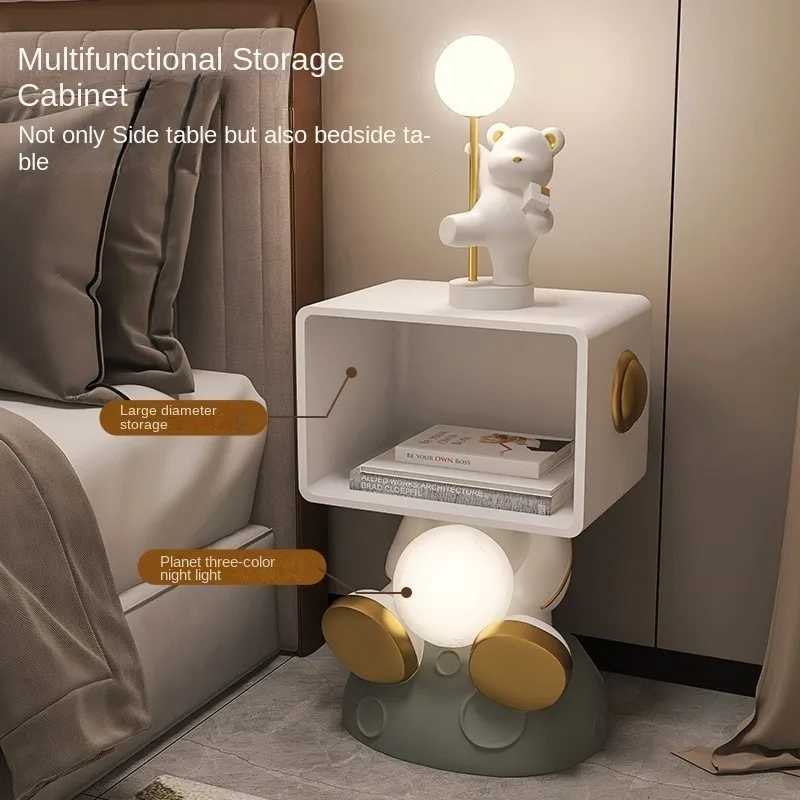 Nordic Multi-function Bedside Cabinet Cartoon Children's Room