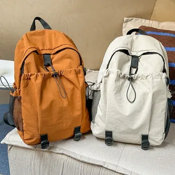 Zaino alla moda con tasche multiple, tracolla regolabile, zaino da viaggio di grande capacità, zaino casual versatile per studenti
