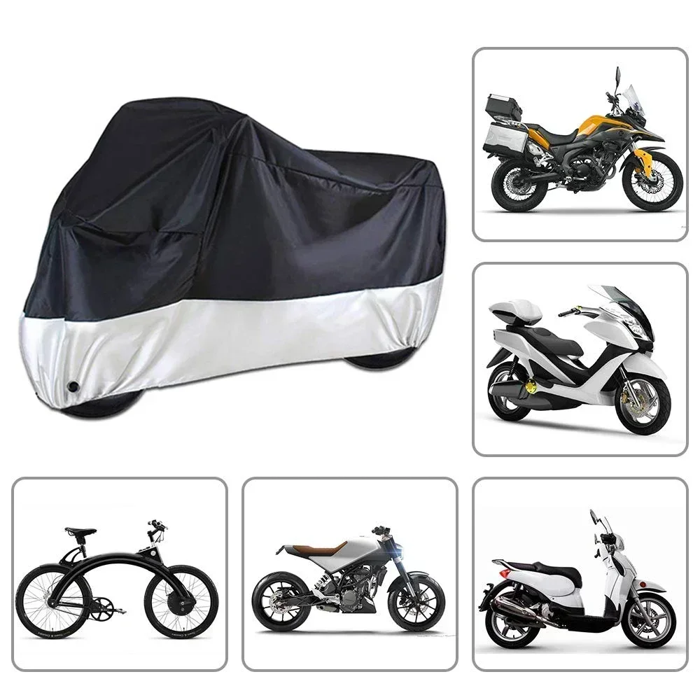 NEW Motorcycle Cover M L XL XXL XXXL XXXXL Universal Outdoor Uv Protector Bike Rain Dustproof Scooter Covers Waterproof