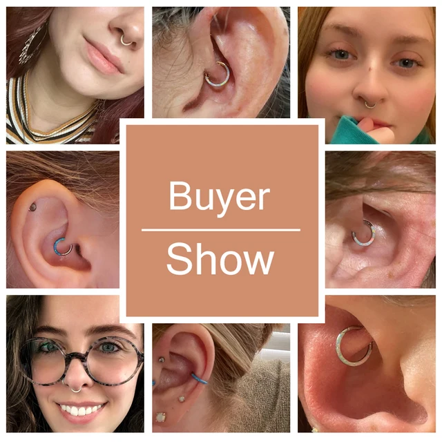 Kit De Piercing Para Tabique De Oreja, Nariz, Septu, Kit De