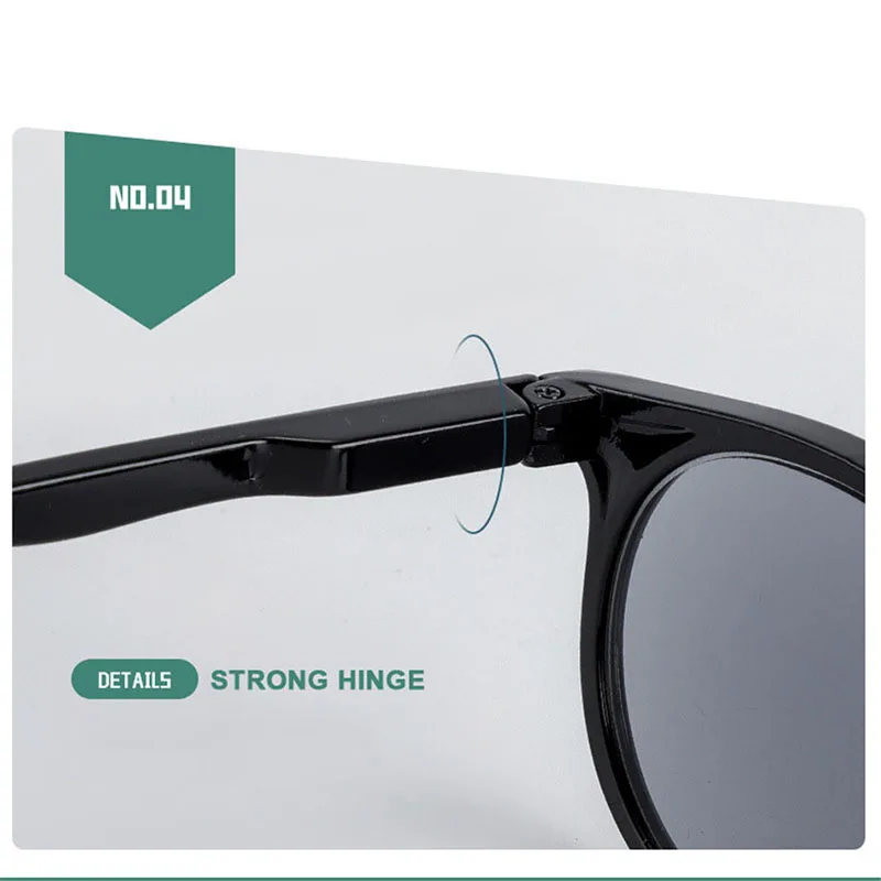 Anti UV Reading Presbyopia Sunglasses WIth Diopter +1.0+1.5+2.0+2.5+3.0+3.5+4 Women Men Classic Round Goggles Reader Sun Shades 5
