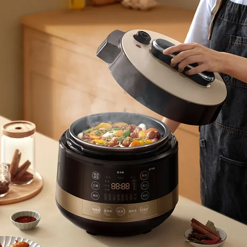 Joyoung Pressure Cooker 5 Liters and 6 Liters Rice Cooker 1000w with 2 Inner Pots Rice Cookers Multifunctional Multicooker