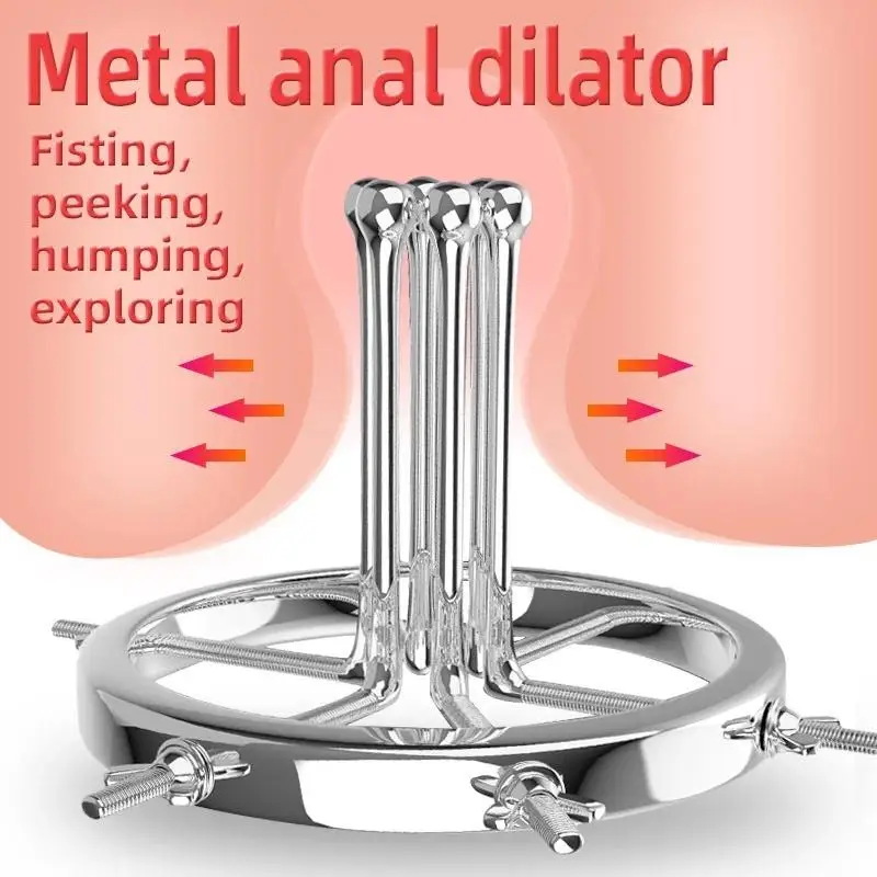 Metal Anal Expander Vaginal Dilator Spreader Huge Speculum Masturbation Plug Fisting Sex Toy Men Women Exotic Anus Accessories anal plug dilator,vaginal expander