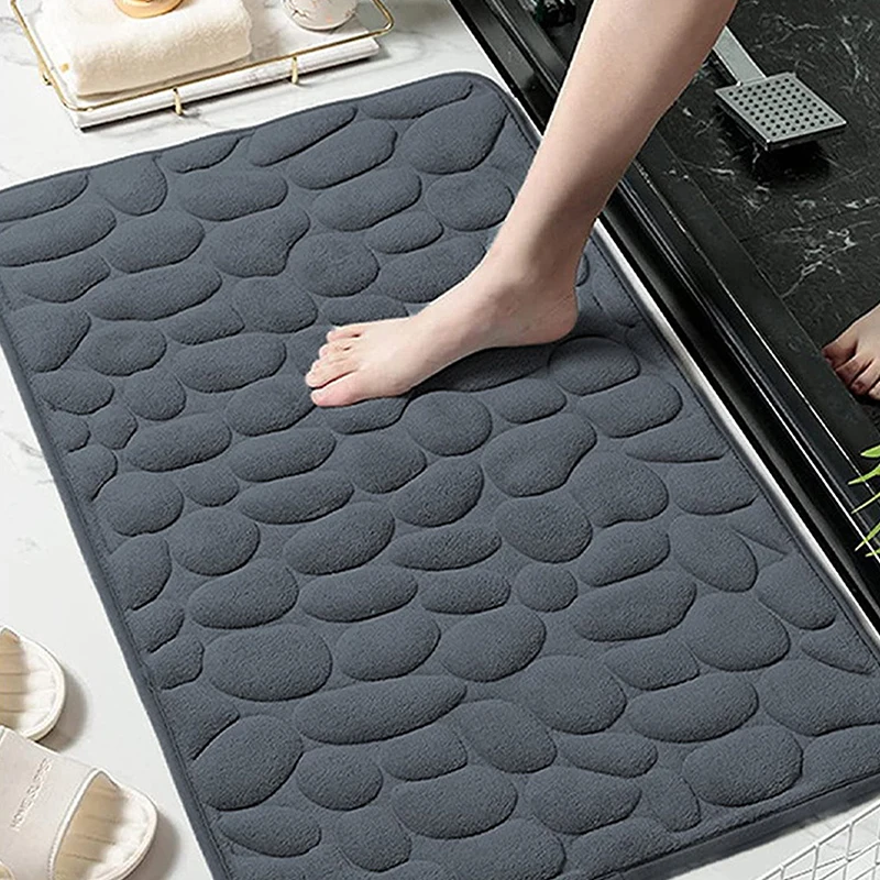 Home-Cobblestone-Embossed-Door-Carpet-Door-Mat-Bathroom-Simple-Wind ...