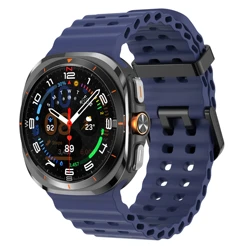 Silicone Sport Bracelet for Marine Band Watches - 47mm, Ultra Durable & Stylish (Midnight blue)
