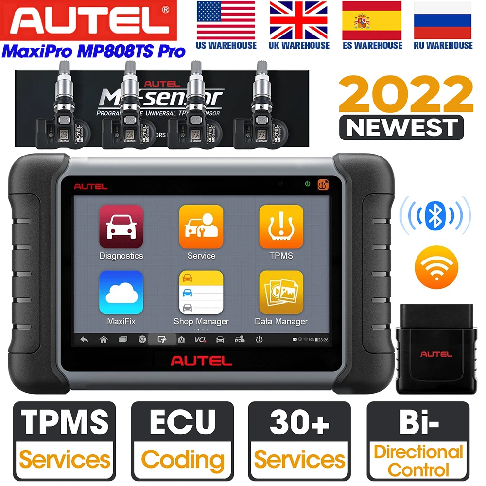 Autel MaxiPro MP808TS Pro Автомобильные диагностические инструменты OBD2 сканер все системы