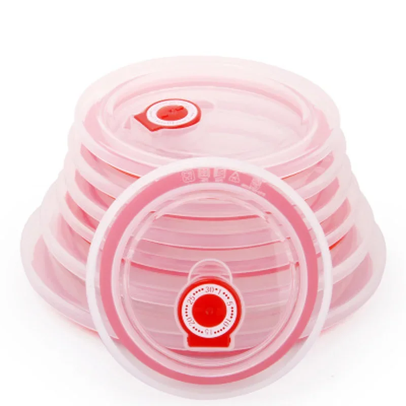 1Pc Silicone Fresh-keeping Lids Plastic Wrap Bowl Cover Stretch Kitchen Elastic Seal Food Save