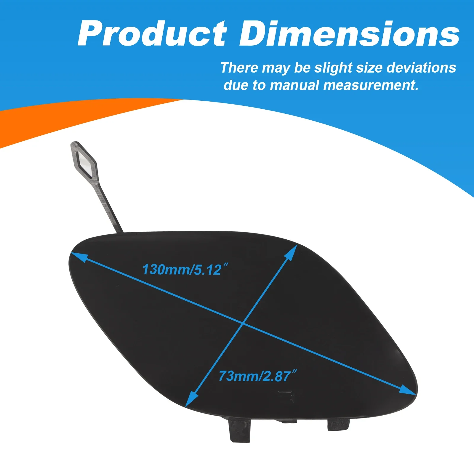 메르세데스 벤츠 W205 C300 C400 C63AMG 액세서리 2015 2016 2017 2018 A2058850724용 프론트 범퍼 견인 고리 커버 캡 견인 고리