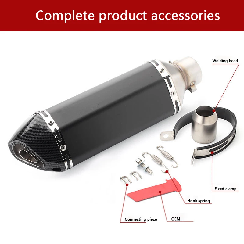 Moto Per Yamaha Tailpipe Silenziatore Di Scarico Tubo Db Killer Silenziatore Yamaha R6 R7 R3 R1 Fz6 Mt 07 Yzf R125 Mt 09 Yamaha Xj6