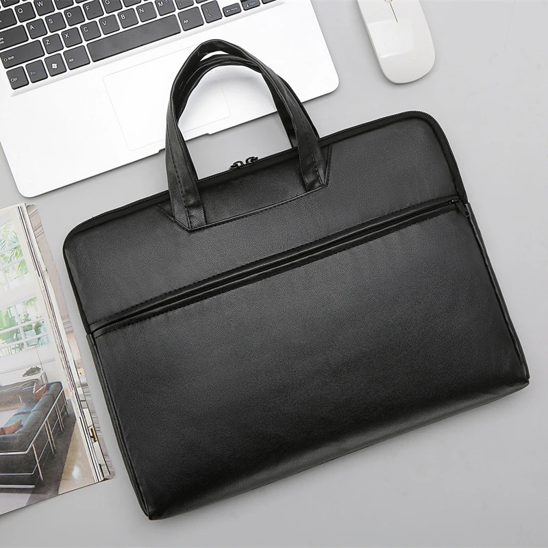 Fashion Men'S Large Capacity Handbag, Briefcase - Adjustable Crossbody Bag And Shoulder Bag With Multiple Compartments
