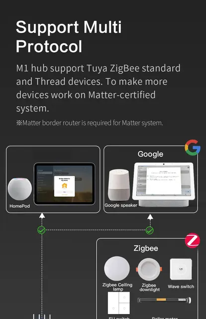 Home Assistant Matter Smart Home Hub Tuya Zigbee Thread