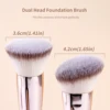 MAANGE 1PCS Foundation Makeup Brushes Double-Ended Contour Makeup Brush for Blending Liquid Cream Powder Cosmetic Make Up Tool 4