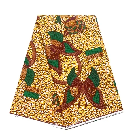 

Анкара восковая печать ткань 100% хлопок в нигерийском стиле пэчворк шить гарантированно настоящий Африканский воск ткань для платьев