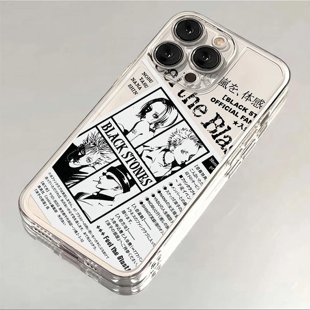 Anime Nanas hachi Clear Case For Samsung A73 A72 A71 A55 A52
