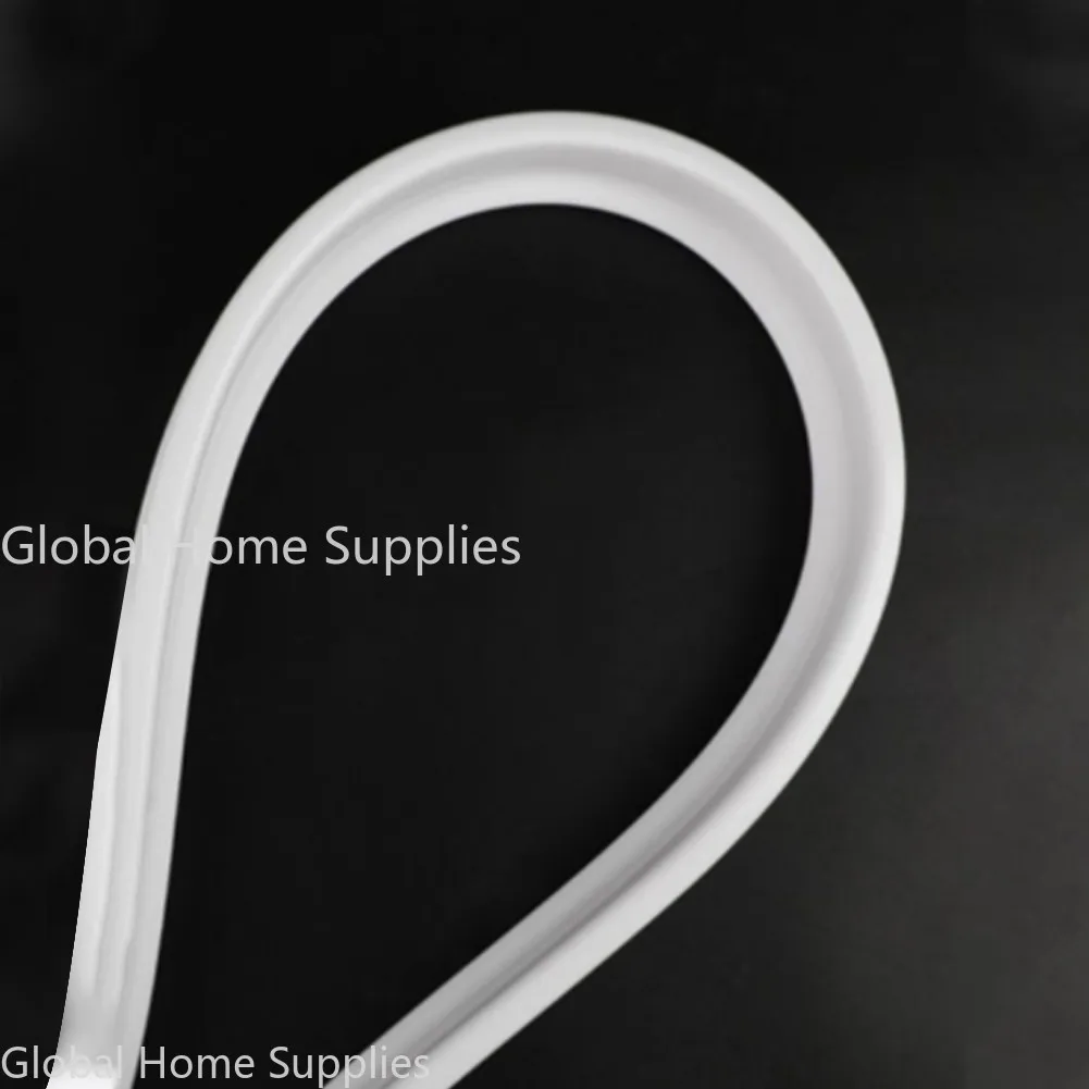 Water Barrier Strip 0.5-6M Bathroom Water Stopper Silicone Retaining Strip Water Shower Dam Flood Barrier Dry And Wet Separation Blocker