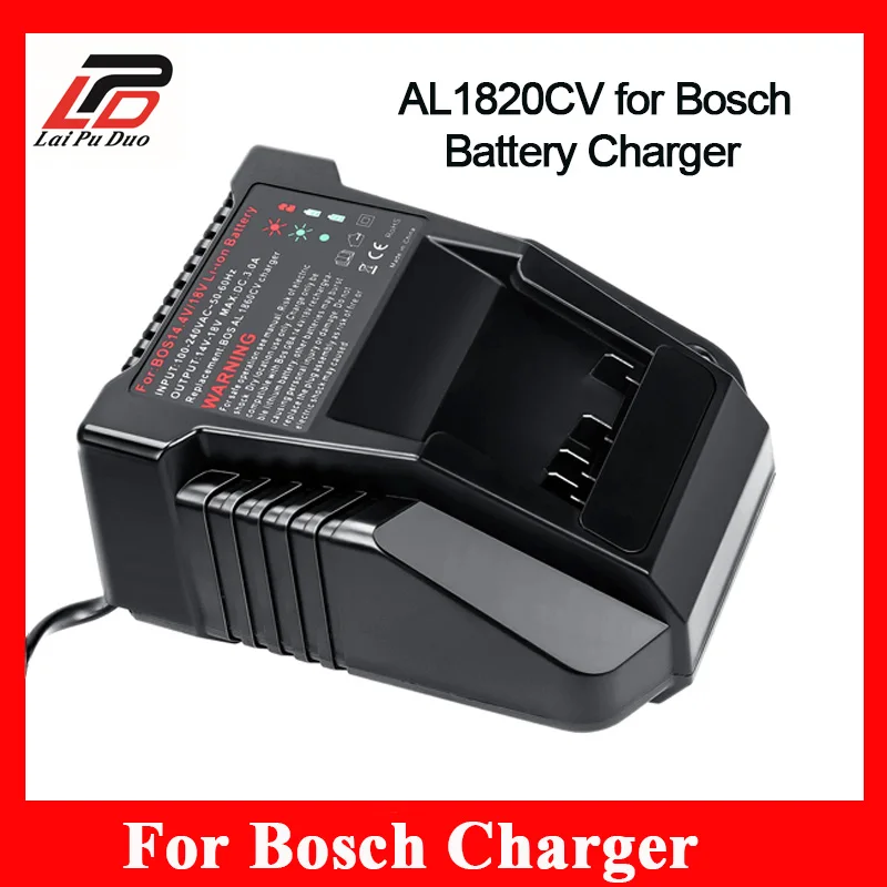 

AL1820CV Li-ion 1018K Battery Charger for Bosch Electrical Drill 14.4V- 18V Battery BAT609 BAT609G BAT618 BAT618G 2607336236