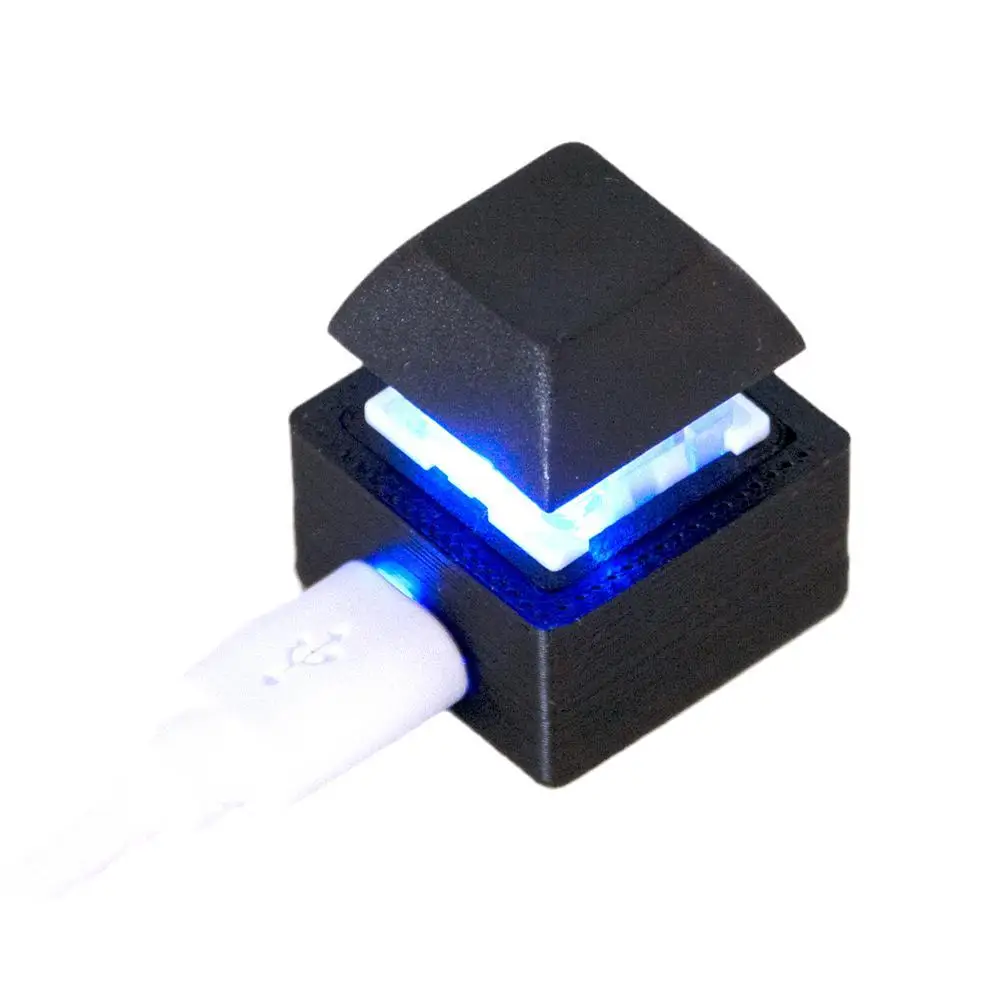 Teclado Mecânico Macro Programável Personalizado Mini Teclado de um Botão Chave Hot Key Mouse - Imagem 2