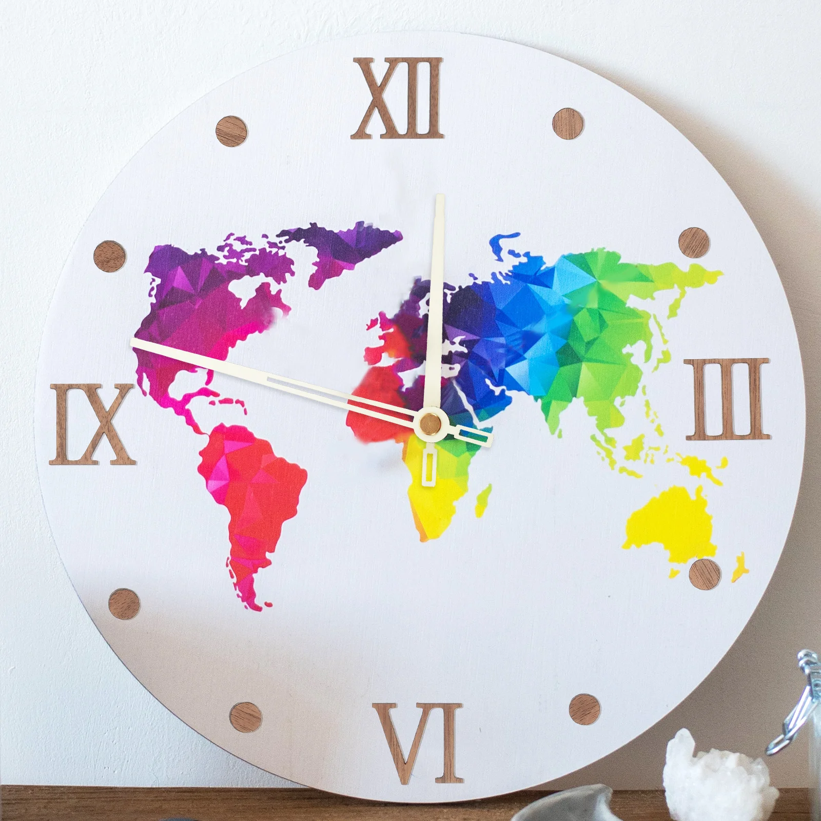 Digital Wall Clock Numerals Component DIY Parts Replacement Numbers for Wooden
