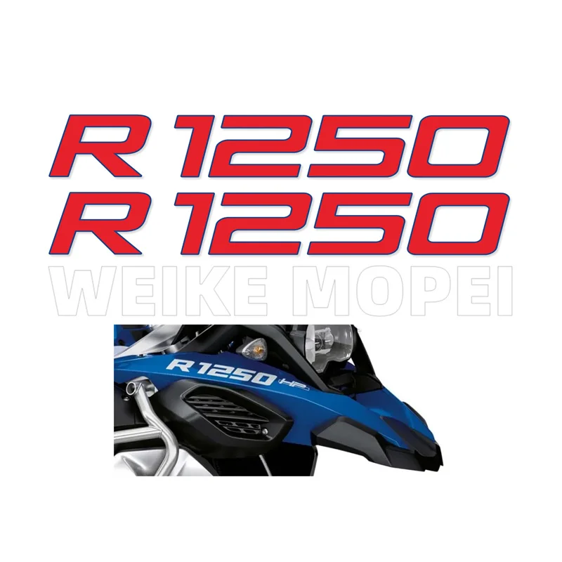 For Bmw R1250GS R 1250 Gs r1250 Motorcycle Front Headlight Fairing Stickers Moto Decals