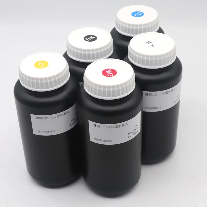 Oottle Omompatible Omaar Nnnk or ou Head Aar Cabeça de Impressão 1201uv Tinta de Impressão Xaar 1201 Tinta de Impressão 3ink Tinta da Tabuleta de Tinta 1201nnk 1201 Nnnk 1000ml - Imagem 3