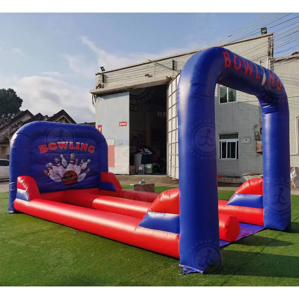 Outdoor Sport Games park kids adults carnival fun outdoor indoor big inflatable bowling games for sale