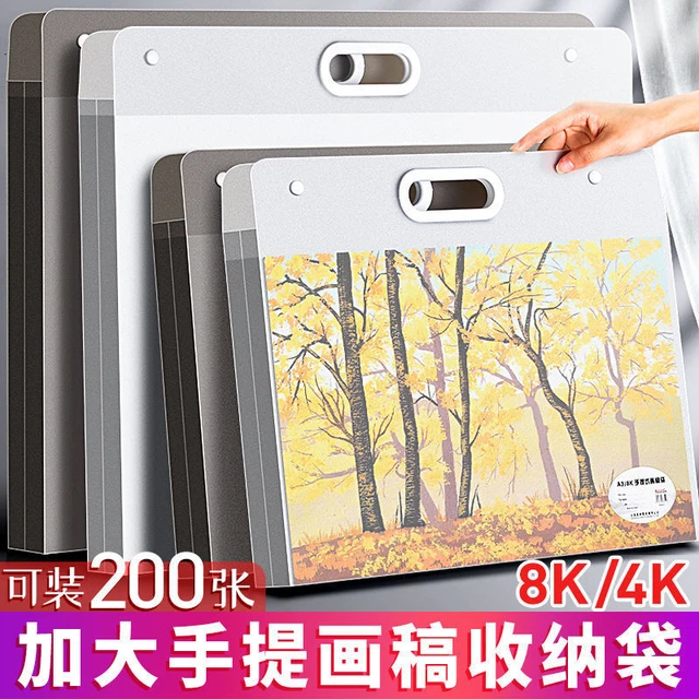 37 x 48cm Art Portfolio Expanding Folder File Organizer Carry Case