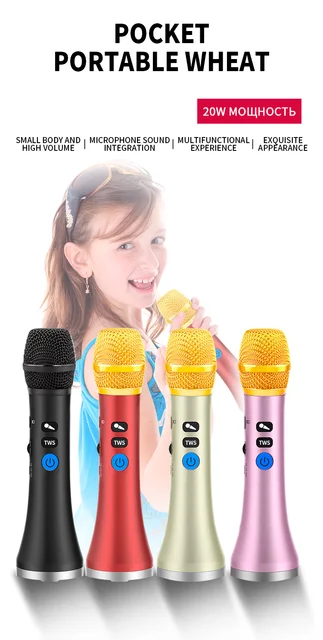 Changeurs De Voix Lewinner L 699 Microphone Karaoké Professionnel Sans Fil  S Er Microphone Bluetooth Portable Pour Support Téléphonique Enregistrement  TF Play 231007 Du 44,3 €