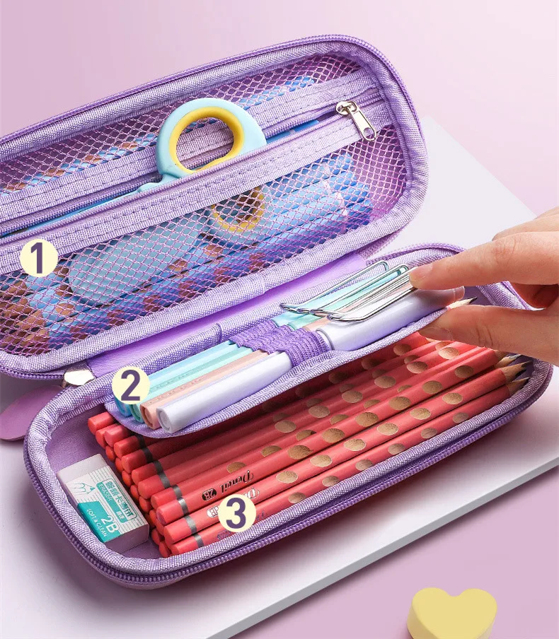 Une trousse de licorne kawaii mignon pour ranger vos stylos