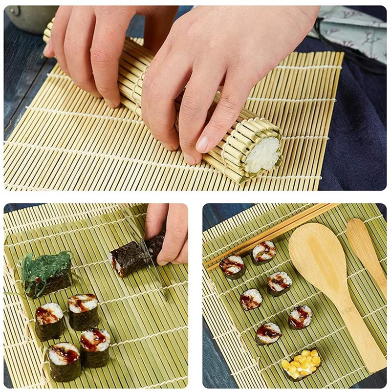 Sushi Making Equipment Kit, Japanese Rice Ball Roll Mold Sushi Multifunctional Mold Making Kitchen Tools