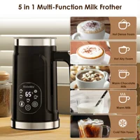 BioloMix Mousseur à lait intelligent 5 en 1 avec écran tactile LED, mousse de style pour café et latte, machine à mousse chaude et froide 2