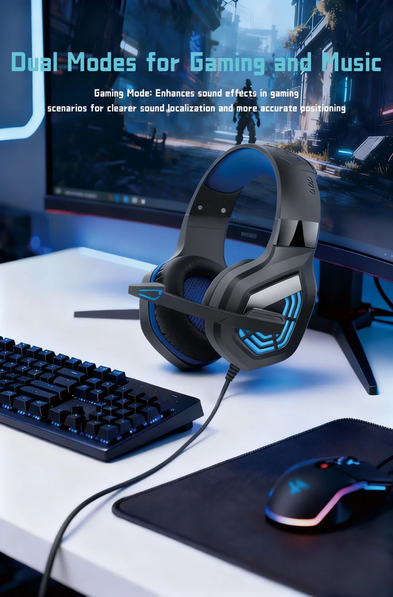 G7 gaming headset USB connection and microphone