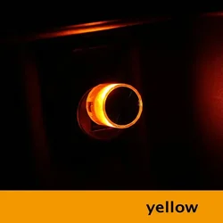Vibrant LED USB Car Interior Light - Multicolor Ambient Glow (Yellow)