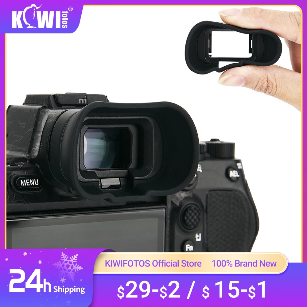 Ocular de Câmera Macia do Silicone Visor para Sony A7r5 A7rv A7m4 A7iv a1 A7siii A7s Iii A7s3 A7sm3 Sombra Longa Fda-ep19