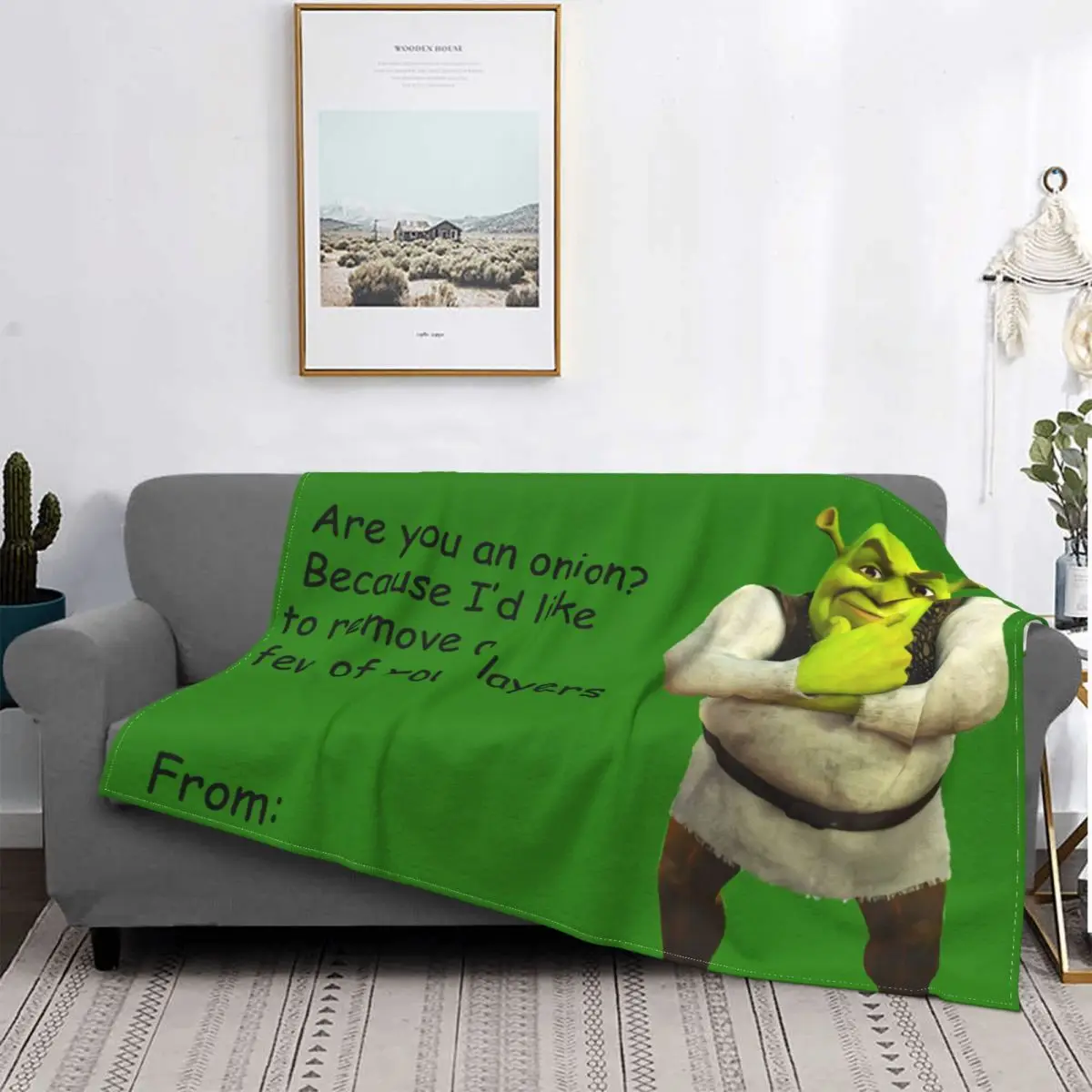 My Swamp Now Throw Blanket Warm Flannel Cute UltraSoft Fleece This Is