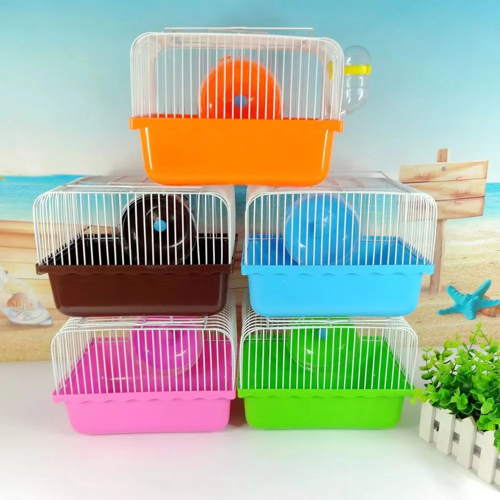 1/2 Storey Hamster Cage Pet Hamster Cage Luxury House Portable Mice Home Habitat Decoration Hamster Furniture Accessories - Image 3