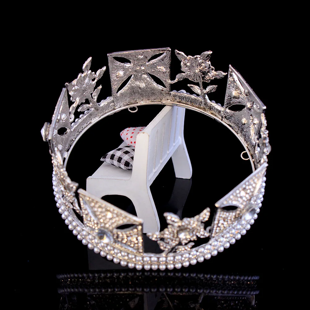 The Queen of England Bridal Crowns Bride Jewelry Tiaras Wedding Party Hair Accessor