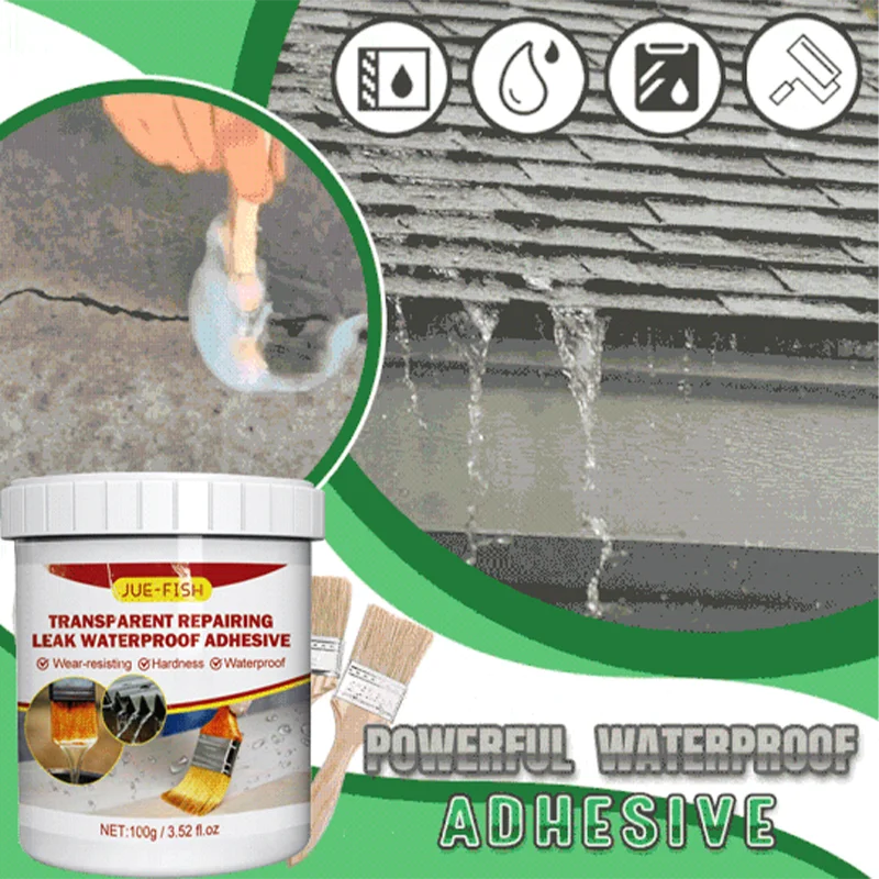 

Transparent Waterproof Glue Transparent Waterproof Glue Invisible Leak Proof Environmental Protection Paint Leak Sealant