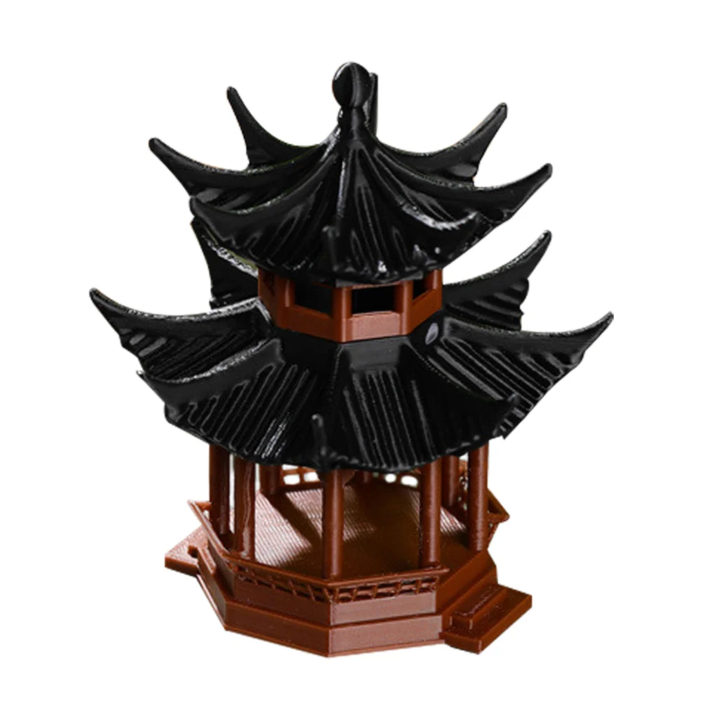 

Pavilion Decorations Outdoor Gazebo Landscaping Statue Aquarium Adornment Bonsai Metal Plastic Garden Miniature Figurine