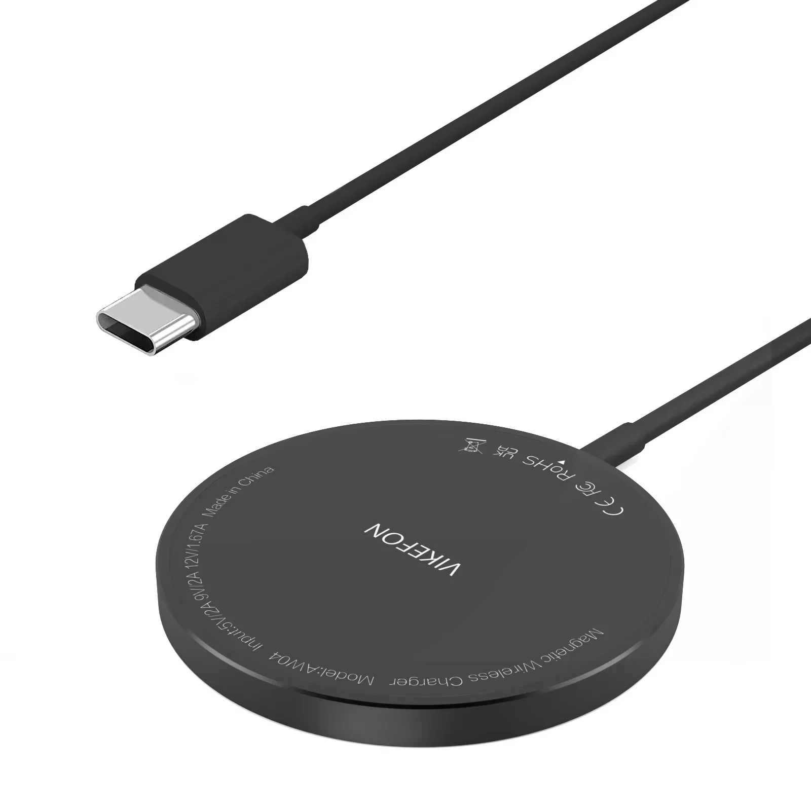 ตัวเลือกสินค้า แท่นชาร์จไร้สาย USB-C 2 พอร์ต ชาร์จเร็วสำหรับ iPhone 17/16/15 Pro Max